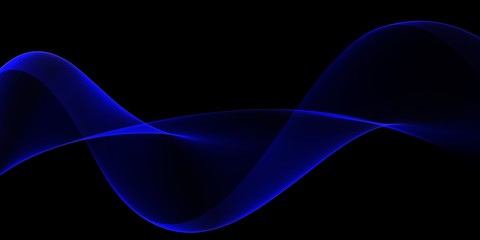 Abstract Soft Color Blue Wave Background