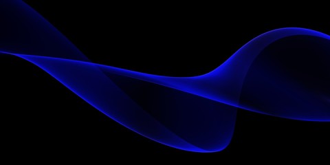 Abstract Soft Color Blue Wave Background