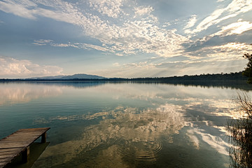 Lachuá lake located in the Alta Verapaz department in Guatemala