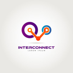 Abstract Connect Symbol Logo Icon