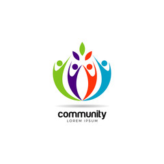 Colorful Community Logo Symbol