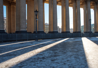 Obraz premium Kazan Cathedral in the city of St. Petersburg.
