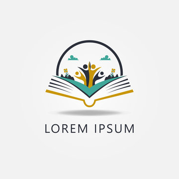 Education Book Logo Sign Symbol Icon