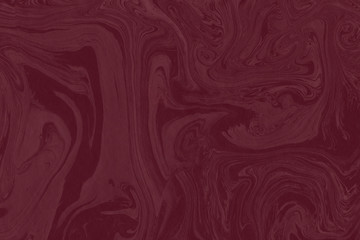 Suminagashi marble texture hand painted with brown