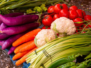 Marktstand in Yunnan in China