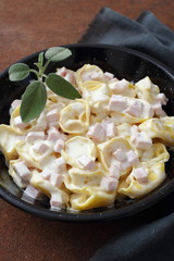 Pasta ripiena tortellini bolognesi condimenti vari