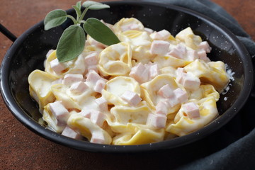 Pasta ripiena tortellini bolognesi condimenti vari