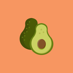 Avocado Vector Illustration