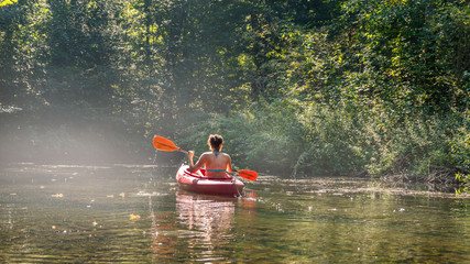 Kayaking in the Morning