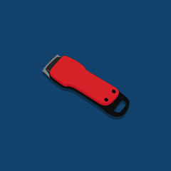 Electric Hair Cliper. Razor Vector Illustration