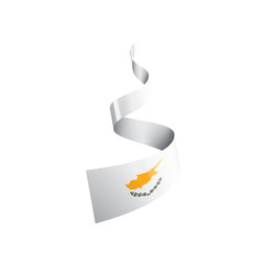 Cyprus flag, vector illustration on a white background