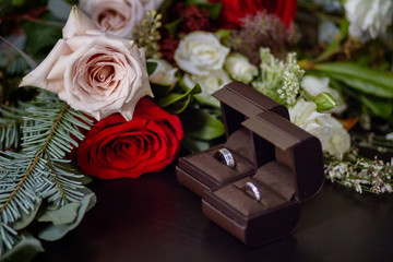 Wedding Rings and Roses