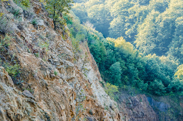 The walls of the mountain Fruska Gora in Serbia