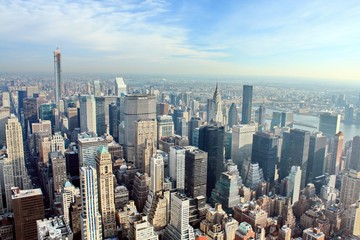 Fototapeta na wymiar New York von Oben - Skyline Manhattan