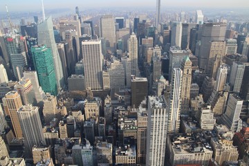 Fototapeta na wymiar New York von Oben - Skyline Manhattan
