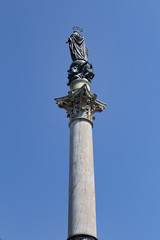 Fototapeta na wymiar Column of the Immaculate Conception in Rome, Italy