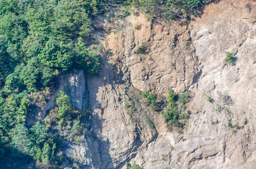 The walls of the mountain Fruska Gora in Serbia