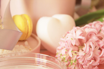 Natural soap, herbs and bath salts