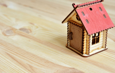 Obraz na płótnie Canvas wooden house toy