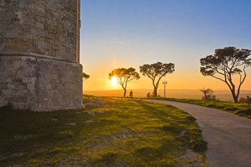 Fototapeta na wymiar Italy, Castel del Monte, UNESCO heritage site, 13th century fortress