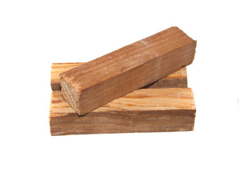 firewood isolated on white background