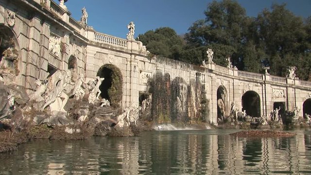 Fountain of Aeolus in the Royal Palace of Caserta