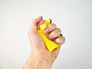hand sqeezing sponge