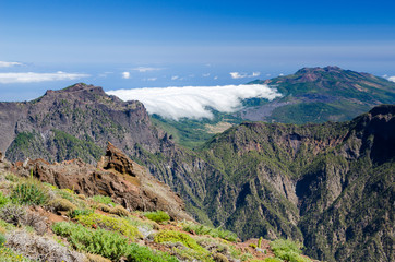 Fototapeta na wymiar Caldera taburiete National park. La palma. Canary Islands.
