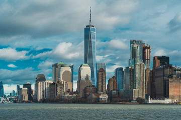 downtown Manhattan skyline