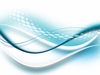 Blue abstract soft background with half tone