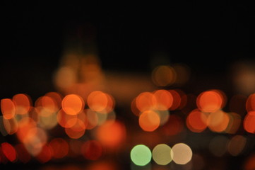 defocused lights