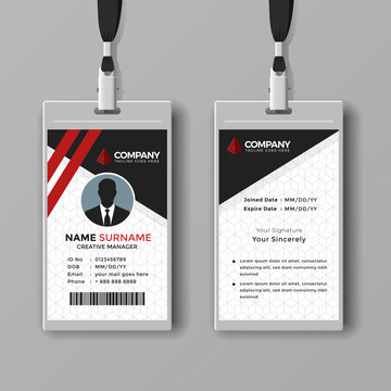 Employee Id Card Template Images – Browse 16,120 Stock Photos, Vectors ...