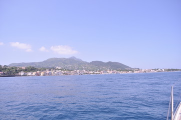 view of the island in mediterranean sea