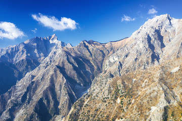 Peaks of Apuan alps