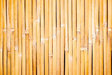 old bamboo plank fence texture for background
