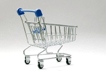 shopping cart isolated on white background