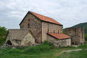 Fototapeta na wymiar The ancient monastery in Dmanisi, Georgia