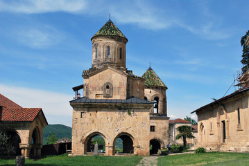 Fototapeta na wymiar The ancient Gelati monastery in Kutaisi, Georgia