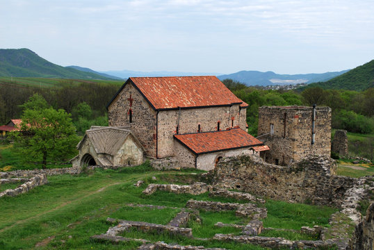 The ancient monastery in Dmanisi, Georgia
