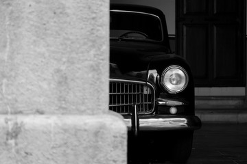 Front half of old car