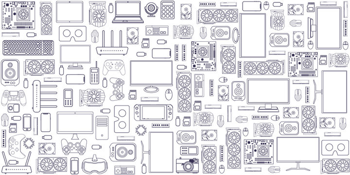 Gadgets and devices pattern