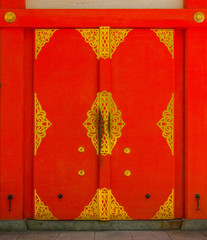 Japanese Traditional Red Doors 