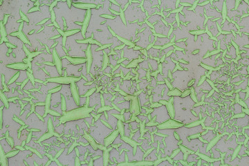 Потрескавшейся старая краска на стене. Фон