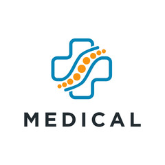 Medical pharmacy logo design template.- vector illustrator - Vector