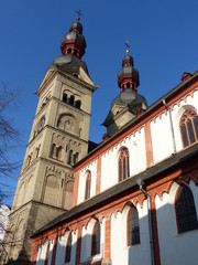 Obraz premium Liebfrauenkirche in Koblenz am Rhein / Hochformat