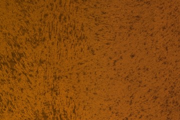 pretty old orange rough painted metallic surface texture for use as background.
