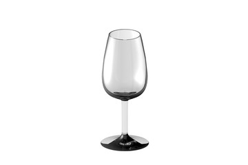 3D illustration of port wine glass isolated on white - drinking glass render