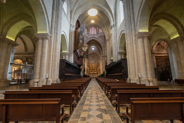 Obraz premium Details of the Cathedral of Tarragona, Catalonia, Spain