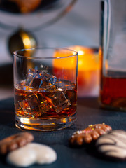 glass of whiskey