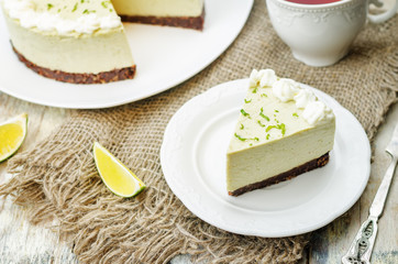 avocado lime cheesecake